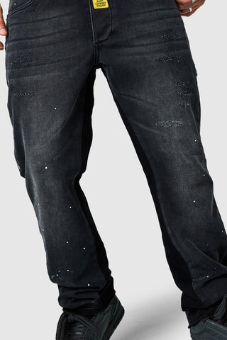 Castello Flare Jean - Faded Black