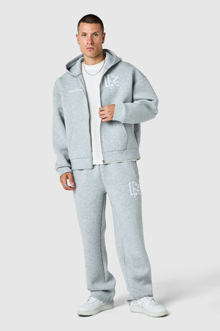 Origin Full Zip Hood - Grey Marl