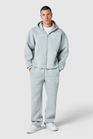 Origin Full Zip Hood - Grey Marl