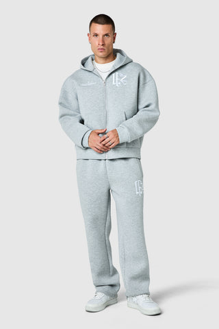Origin Full Zip Hood - Grey Marl