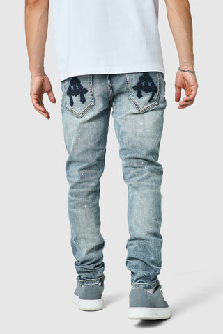 Leone Slim Jean  - Mid Blue