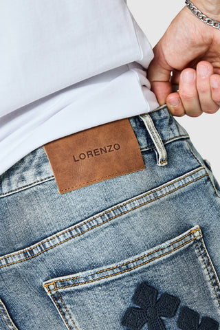 Leone Slim Jean  - Mid Blue