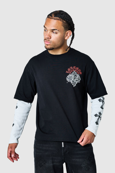 Atlas Long Sleeve Tee - Black