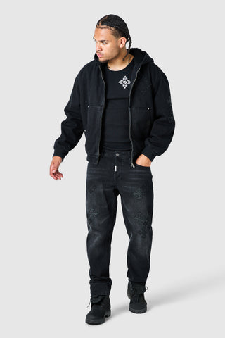 Icon Patch Jacket - Black