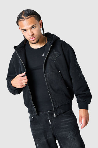 Icon Patch Jacket - Black