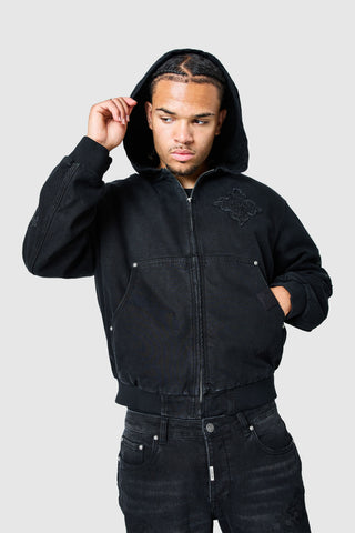 Icon Patch Jacket - Black