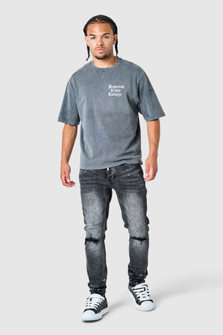 Leone Slim Jean  - Faded Black