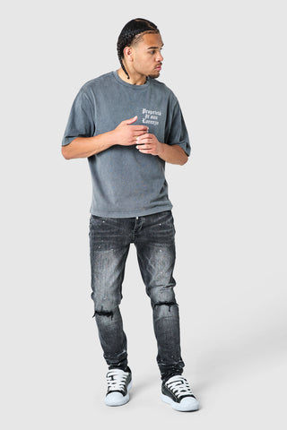 Leone Slim Jean  - Faded Black
