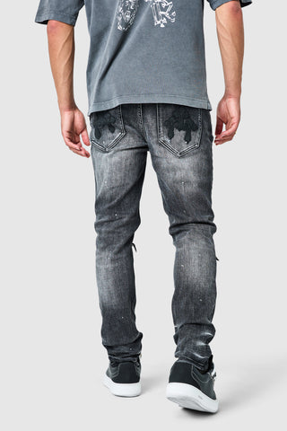 Leone Slim Jean  - Faded Black
