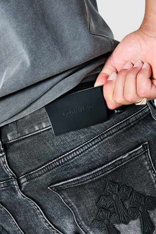 Leone Slim Jean  - Faded Black