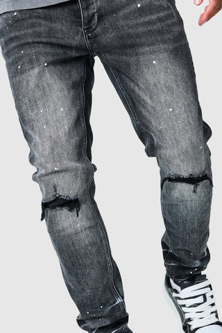 Leone Slim Jean  - Faded Black
