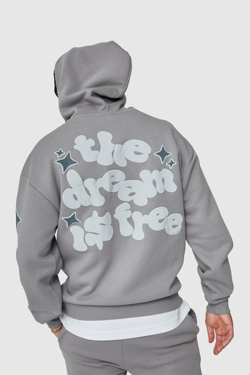 Dream Is Free 2.0 Kapuzenpullover – Grau