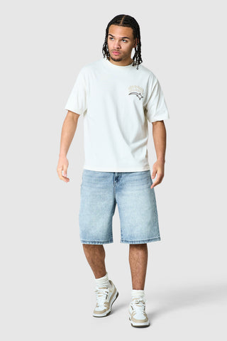 Dream Acdmy Jort - Stone Wash Blue