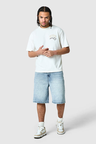 Dream Acdmy Jort - Stone Wash Blue