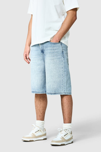 Dream Acdmy Jort - Stone Wash Blue