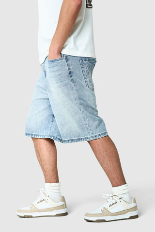 Dream Acdmy Jort - Stone Wash Blue