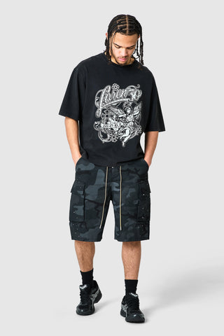 General 3.0 Short - Black Camo