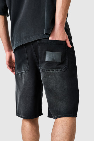 Staples Jort - Black Denim