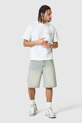 Staples Jort - Sand Blue