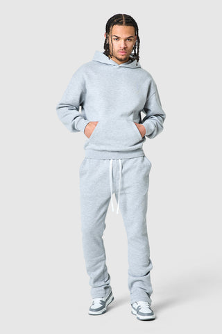 Uniform Flare Jogger - Grey Marl