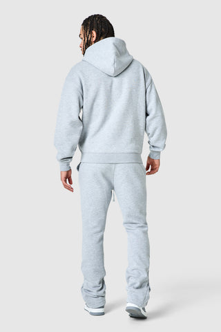 Uniform Flare Jogger - Grey Marl