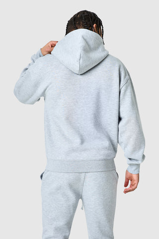 Uniform Flare Tracksuit - Grey Marl