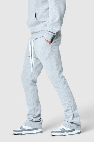 Uniform Flare Jogger - Grey Marl