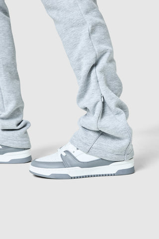Uniform Flare Jogger - Grey Marl