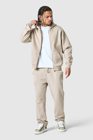 Uniform Zip Hood - Grey Stone