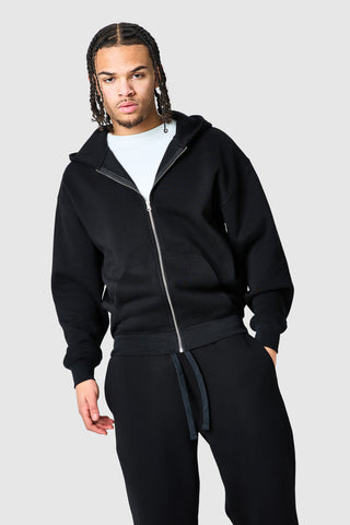 Uniform Zip Tracksuit - Black