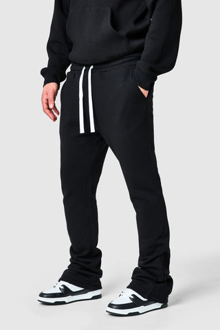 Uniform Flare Tracksuit - Black