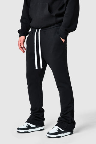 Uniform Flare Tracksuit - Black