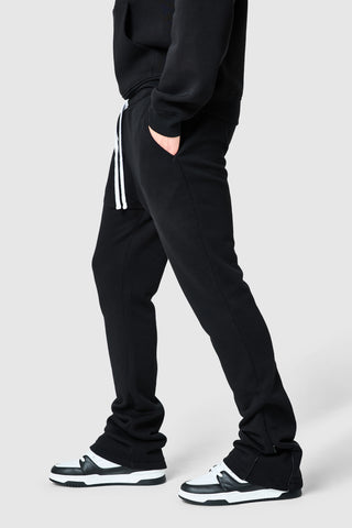 Uniform Flare Tracksuit - Black