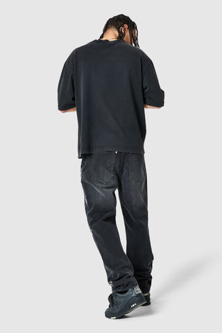 Jewel Straight Jean - Black