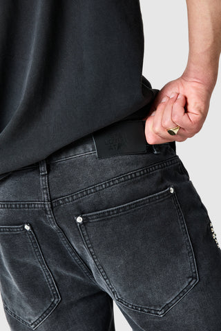 Jewel Straight Jean - Black