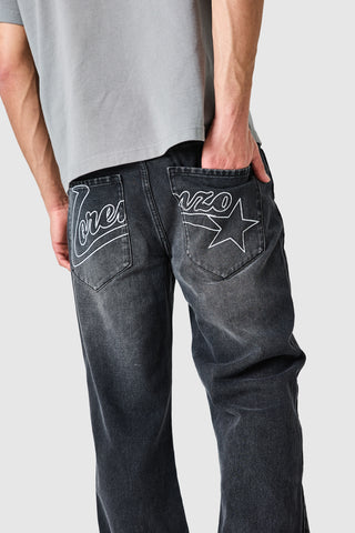 All Star Relaxed Jean - Black