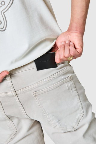 Oasis Flare Jean - Cream Grey