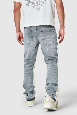 Carlo Flare Jean - Mid Grey