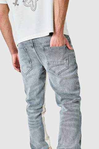 Carlo Flare Jean - Mid Grey