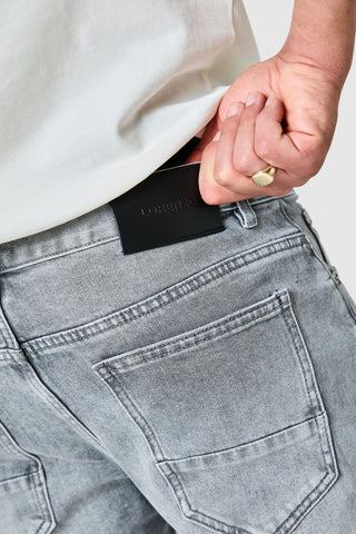 Carlo Flare Jean - Mid Grey