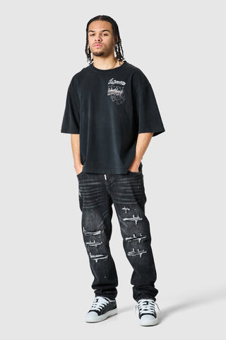 Dillon Relaxed Jean - Washed Black