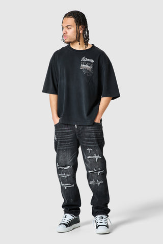 Dillon Relaxed Jean - Washed Black