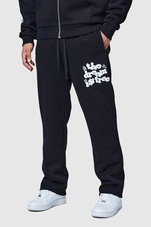 Dream Is Free 2.0 Jogger - Black/White