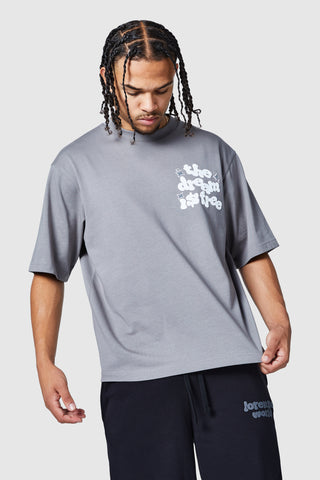 Dream Is Free 2.0 Tee - Steel