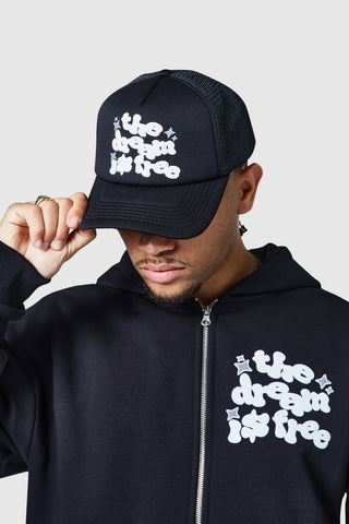 Dream Is Free Trucker Cap - Black