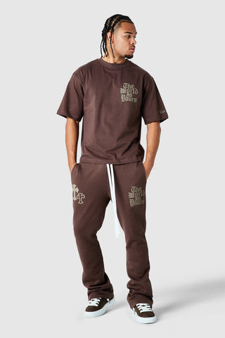 World Is Yours 3.0 Tee - Deep Brown