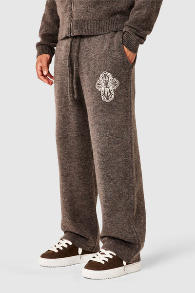 Novus Knitted Jogger - Dusty Cocoa