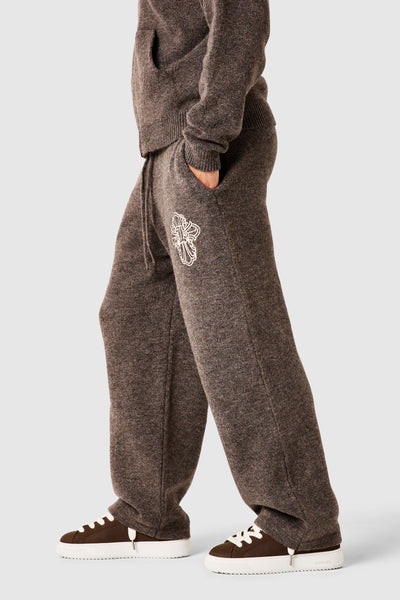 Novus Knitted Jogger - Dusty Cocoa