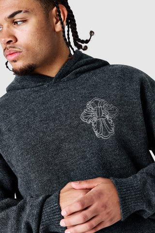 Novus Knitted Hood - Charcoal