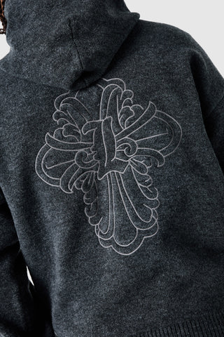 Novus Knitted Hood - Charcoal